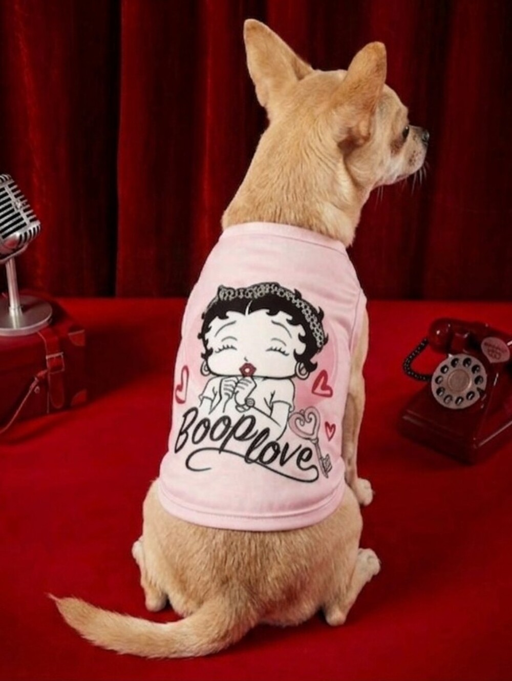 Betty Boop Pink 'Boop Love' Graphic Tank